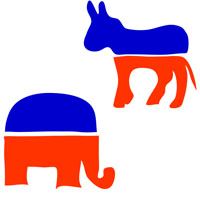 Donkey and Elephant