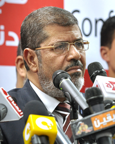 Egyptian President Mohamed Morsi